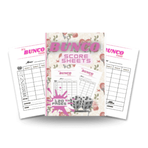 bunco score sheets 4 games