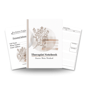 Therapist Session Notes Notebook: Therapy Progress Tracker | Keep Track of Important Information and Insights During Therapy Sessions