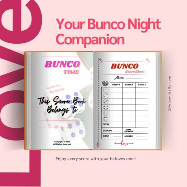 bunco score sheets valentine